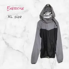 Exercise マウンテンパーカー XLサイズ グレー 防風 防寒 送料無料
