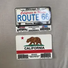 ルート66 & カリフォルニア ステッカーセット