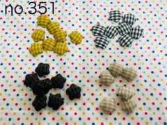 no.351 1袋333円　星型カボションセット