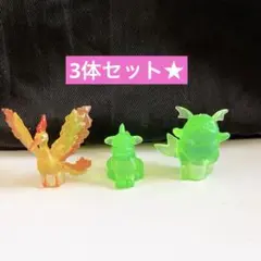 ポケモン クリア フィギュア レトロ 初期 ファイヤー ガーディ ライチュウ