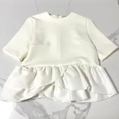 【新品未使用】 heve PEONYペプラム BLホワイト