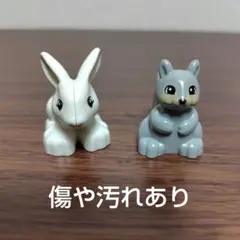 レゴデュプロ　リス　ウサギ