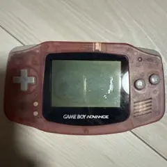 ゲームボーイアドバンス 本体 クリアレッド