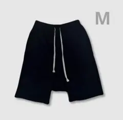 美品 CTHY ルーズシルエットドレープサルエルワイドショーツ ブラック M