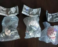 ダンダダンまちぼうけガチャガチャ3点セット　オカルン（変身）オカルン　モモ