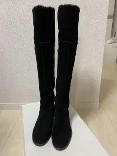 【再値下げしました】【theory】ロングブーツ ニーハイブーツ 黒36