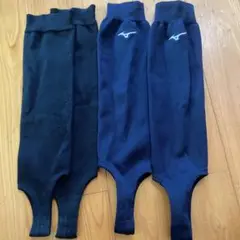 Mizuno ソックス 黒と紺のセット