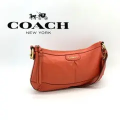 COACH ショルダーバッグ オレンジ F24404