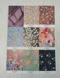 ☆リバティ Liberty ポストカード セット ハガキ☆インテリアにも！
