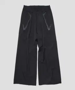 sulvam 23ss TWO-TUCK WIDE SLACKS