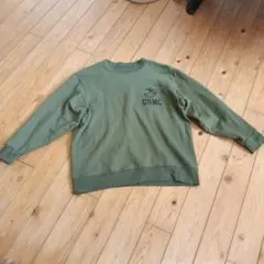 USMC オリーブグリーン　スゥエット　Мサイズ　②