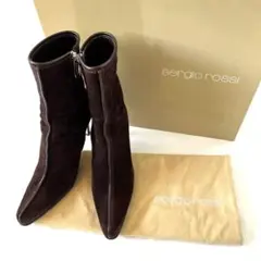⭐︎美品 Sergio Rossi ブーツ 21.5cm ブラウン