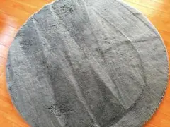 Francfranc グリーン円形ラグ(150cm)