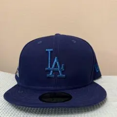 現地購入！ドジャースキャップNEW ERA 青