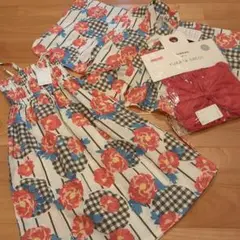 新品女の子浴衣セット　着付け不要　新品90