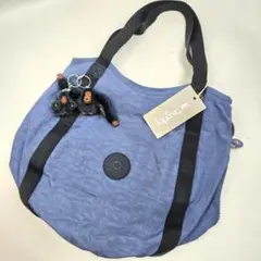 タグ付き未使用 Kipling トートバッグ キーホルダー付き 猿