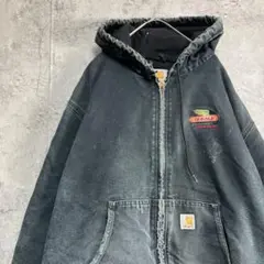 雰囲気抜群 carhartt アクティブジャケット ダックジャケット 激渋 ボロ
