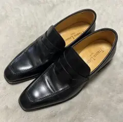 FRANCO LIONE/フランコリオーネ/ローファー/size40/黒/革靴