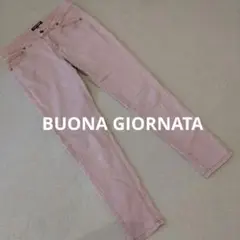 BUONA GIORNATA ピンク スキニーパンツ M