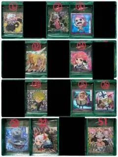ワンピース キャラクター ステッカーセット