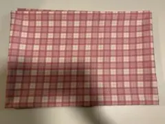 ツイル地 オックスフォード チェック柄 ピンク
