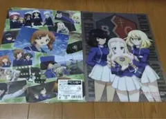 ガールズ&パンツァー　クリアファイル2枚セット