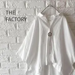 美品　ザファクトリー　THE FACTORY　ドルマンブラウス　ボタンダウン　3