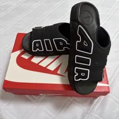 NIKE AIR MORE UPTENPO SLIDE 28.0 ブラック