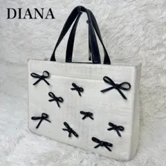 DIANA リボン トートバッグ A4 リボンコレクション 完売アイテム