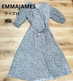 EMMAJAMES花柄シャツワンピース