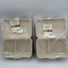 ランチボックス　1000ml 仕切り付き　50パック2セット　100枚　Y222
