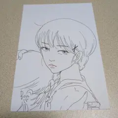 自作イラスト（この子に触れないでいただけますか？）