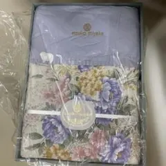 etsuko miyake 花柄掛け布団 紫色未使用