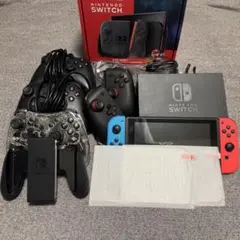 【即日発送・送料無料】Nintendo Switch 青/赤 本体 +周辺機器