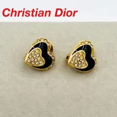 Christian Dior クリスチャンディオール イヤリング ハート