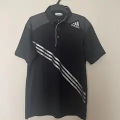adidas 黒 ポロシャツ Mサイズ
