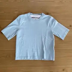 ROBERTO COLLINA ライトブルー Tシャツ