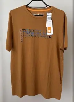 未使用　Timberland ロゴ Tシャツ ブラウン　Mサイズ