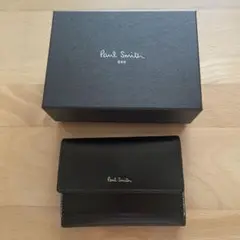 新品ポールスミス 小銭入れ付きキーケース 黒