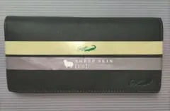 Crocodile クロコダイル 長財布 羊革 グリーン 未使用