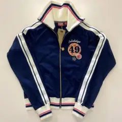 【新品】オニツカタイガー　ジャージ　トラックジャケット　ネイビー　和柄ジャージ