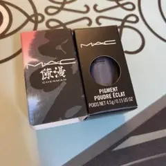 MAC アイシャドウ 陳漫ピグメントパウダー NAVAL BLUE