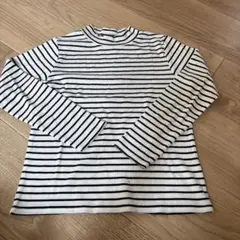 ピンクラテ ボーダートップス　M