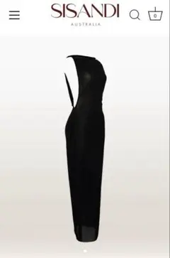 新品未使用タグ付SISANDI SERENADE DRESS 1黒BLACK