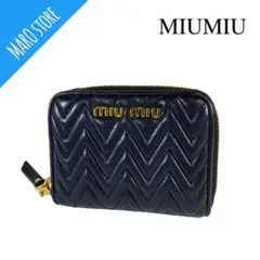 ミュウミュウ/MIUMIU マテラッセ カードケース コインケース ミニ財布