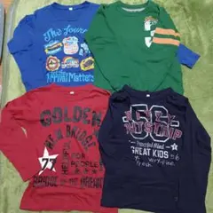 Tシャツ 子供服 長袖 裏起毛 薄手
