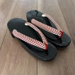 【美品】ふりふ　下駄　24.0センチ