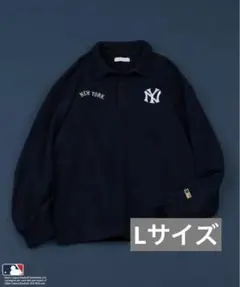 【別注】 MLB公式 FREAK’S STORE ヤンキース ポロ襟スウェットL