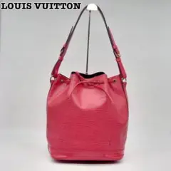 美品 ✨ルイヴィトン エピノエ カスティリアンレッド ショルダーバッグ 巾着 赤