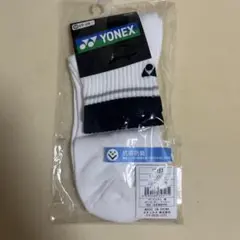 YONEX ソックス 19197 25〜28cm ホワイト/ブラック